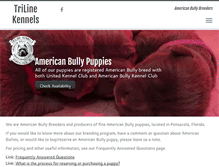 Tablet Screenshot of americanbully.pro